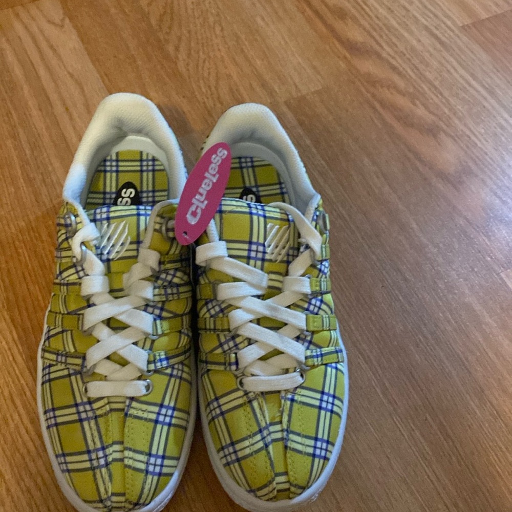 Brand new with tag clueless yellow plaid